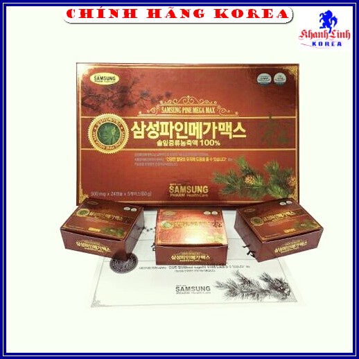 Tinh Dầu Thông Đỏ Hàn Quốc Keukdong Cao Cấp, Hộp 120 viên