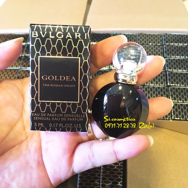 Nước hoa mini BVLGARI - Goldea The Roman Night EDP 5ml