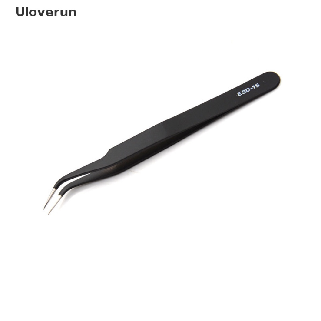 Set 2 Nhíp Cong Chống Tĩnh Điện Màu Đen Thời Trang