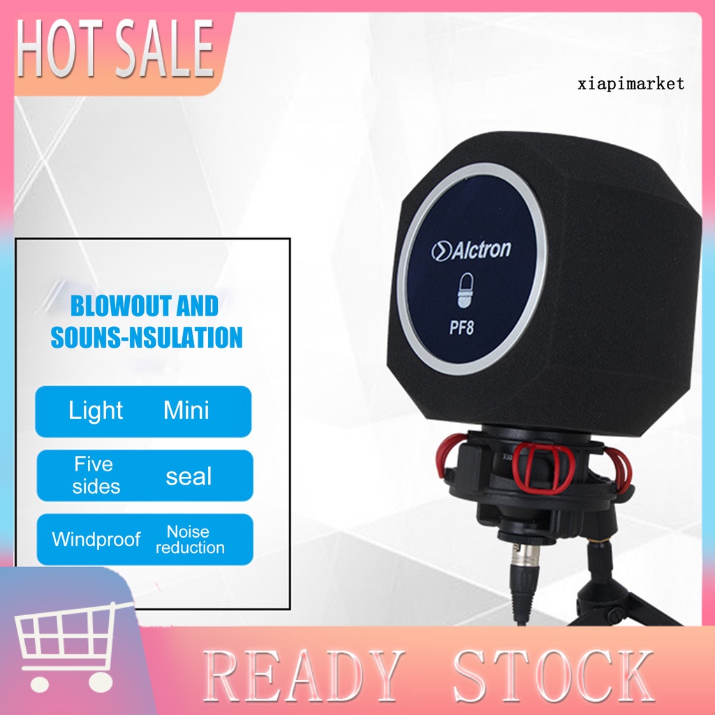 Màng Lọc Âm Thanh Chống Gió Giảm Tiếng Ồn Bằng Kim Loại Nhỏ Gọn Dành Cho Micro Studiopf8