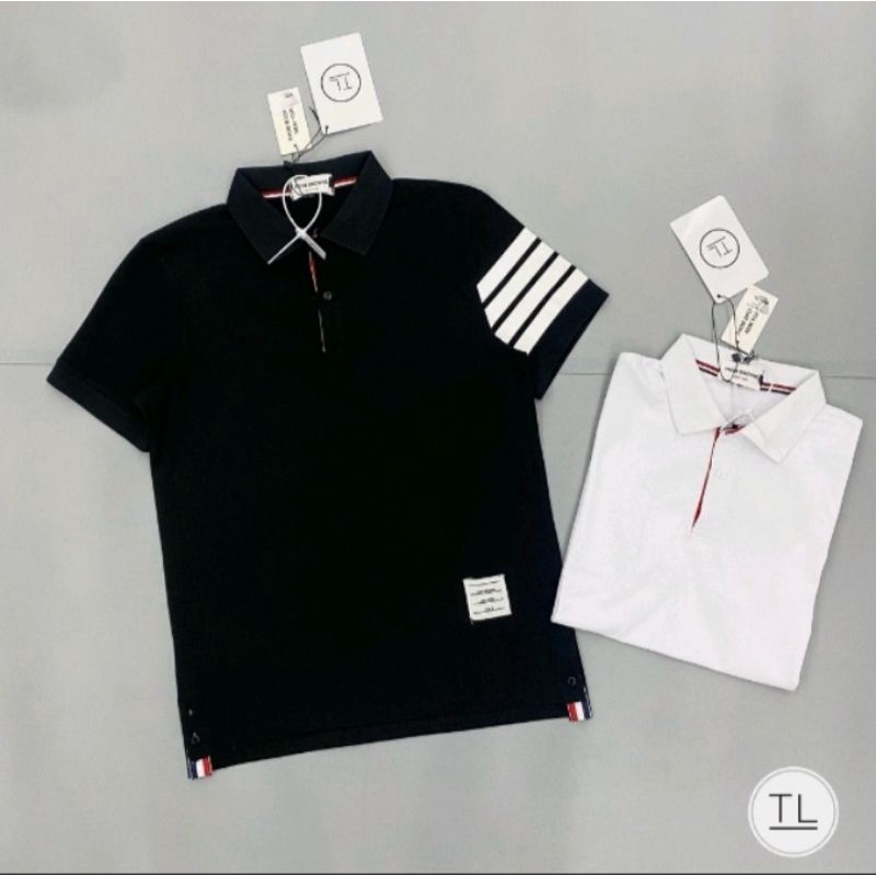 #Áo polo nam nữ tay phối 3 vạch thời trang cao cấp