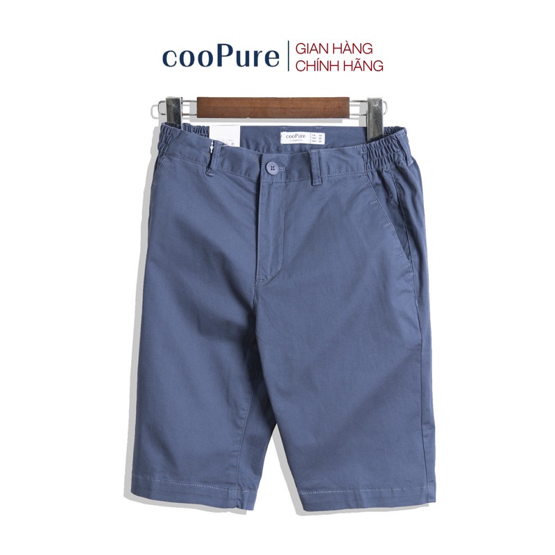 Quần short kaki cooPure, sooc nam 97% cotton extra spandex, thiết kế đa dụng NO.2307 (7 màu)