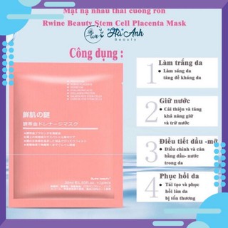Mặt Nạ Nhau Thai Cừu Cuống Rốn Tế Bào Gốc Nhật Bản  Hộp 50miếng  Date 2023 [ Auth ]