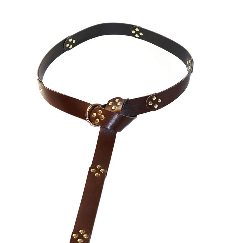 Thắt Lưng Da Khóa Tròn Thời Trang Unisex