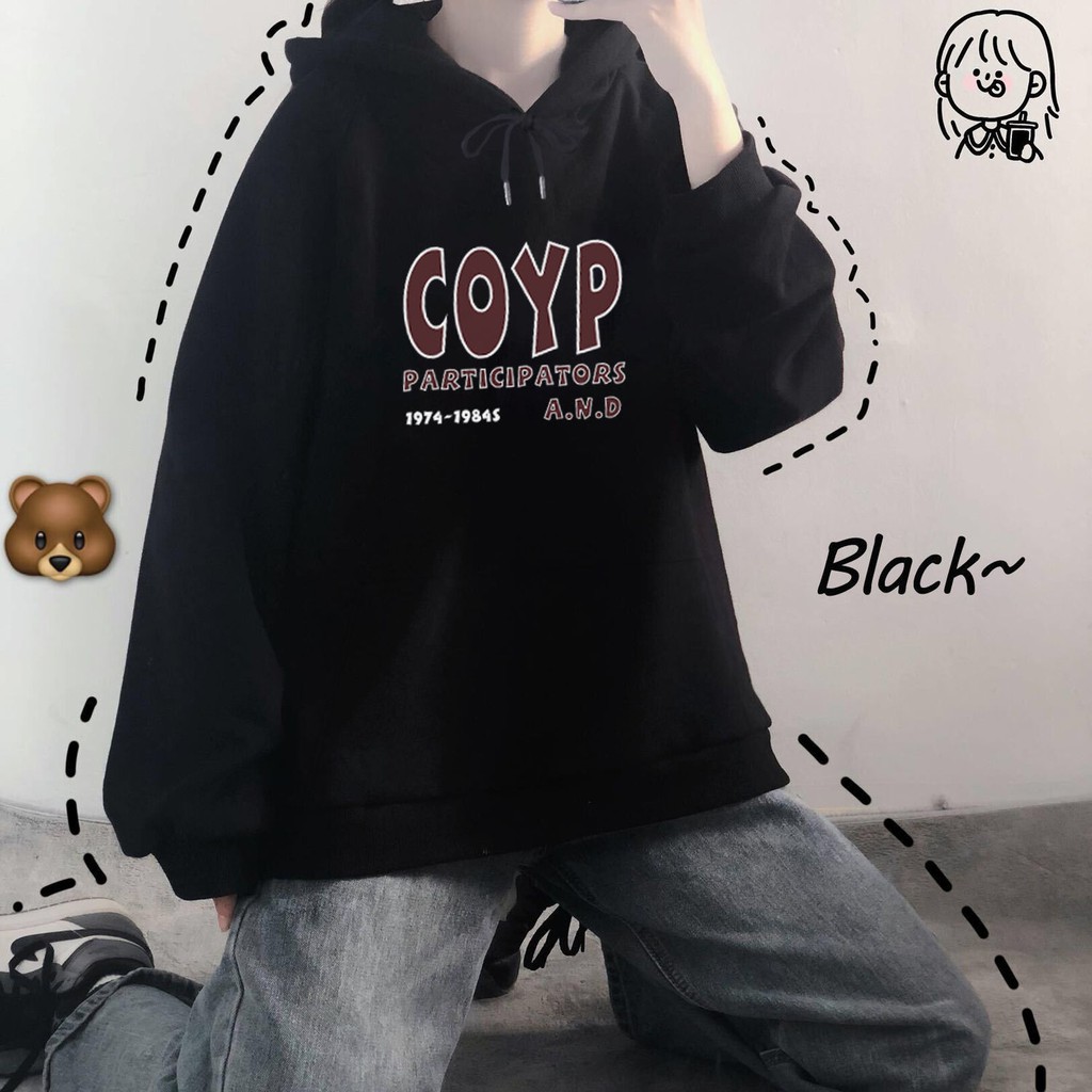 Áo Hoodie Dài Tay Oversize Cá Tính Theo Phong Cách Thu Đông Hàn Quốc 2021 | BigBuy360 - bigbuy360.vn