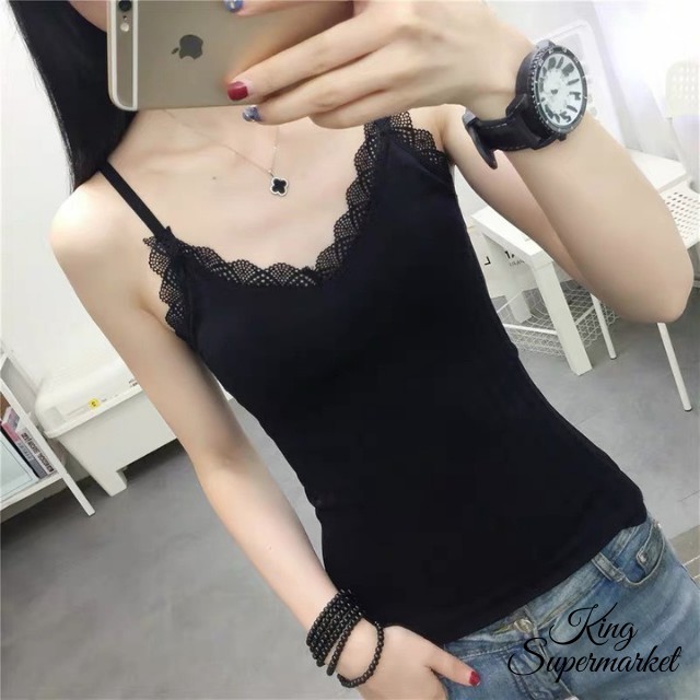 [HÀNG MỚI] ÁO LÓT REN DÁNG DÀI, ÁO HAI DÂY CÓ SẴN ĐỘN NGỰC ABR1926