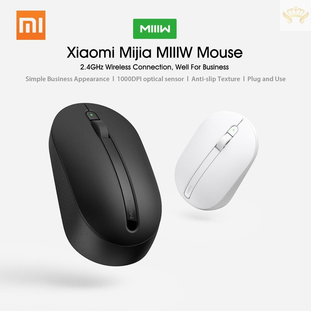 Chuột Máy Tính Không Dây Xiaomi Mijia Miiiw 2.4ghz 1000dpi