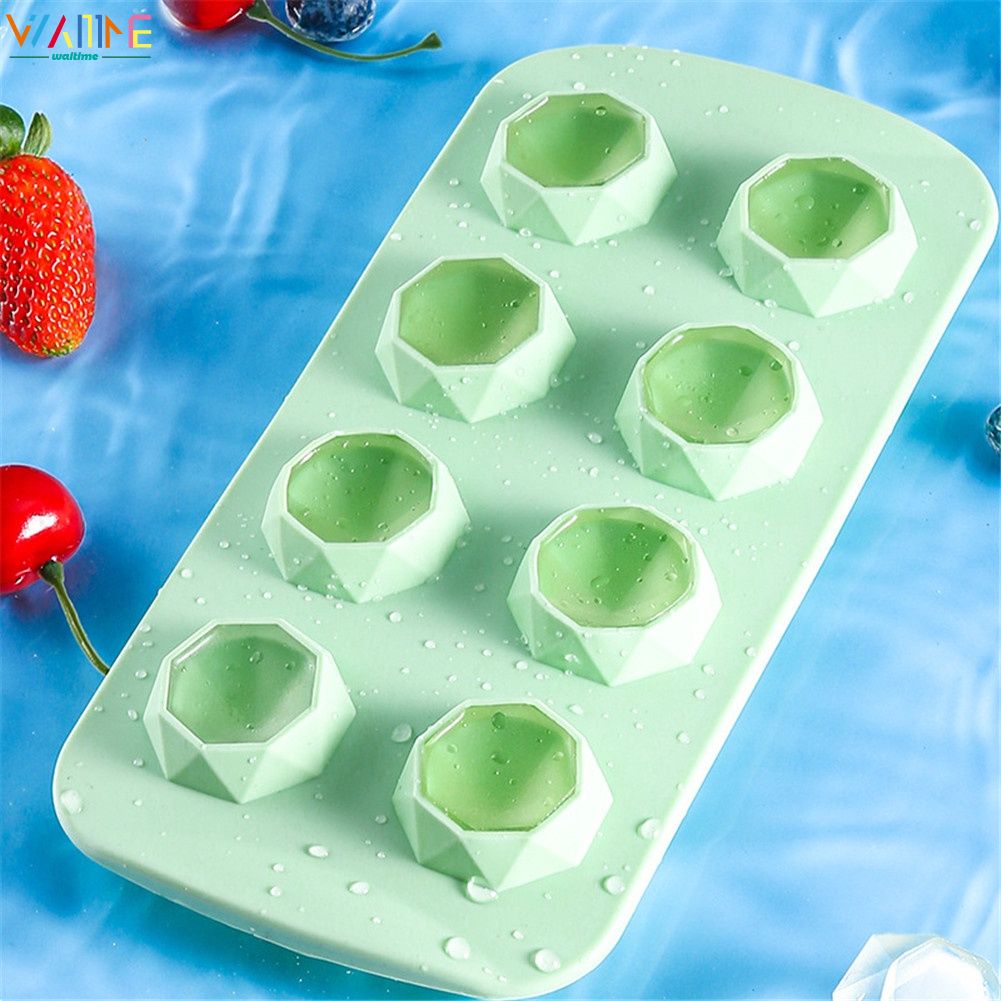 Silicone Ice Cube Sụp Đổ khay Sáng Tạo Silicone 8 liên tục khuôn Ice Hockey Tự Chế Khay Đá TỰ LÀM Hộp hình Trái Tim hình ngôi sao kim cương có hình dạng khay đá waitime