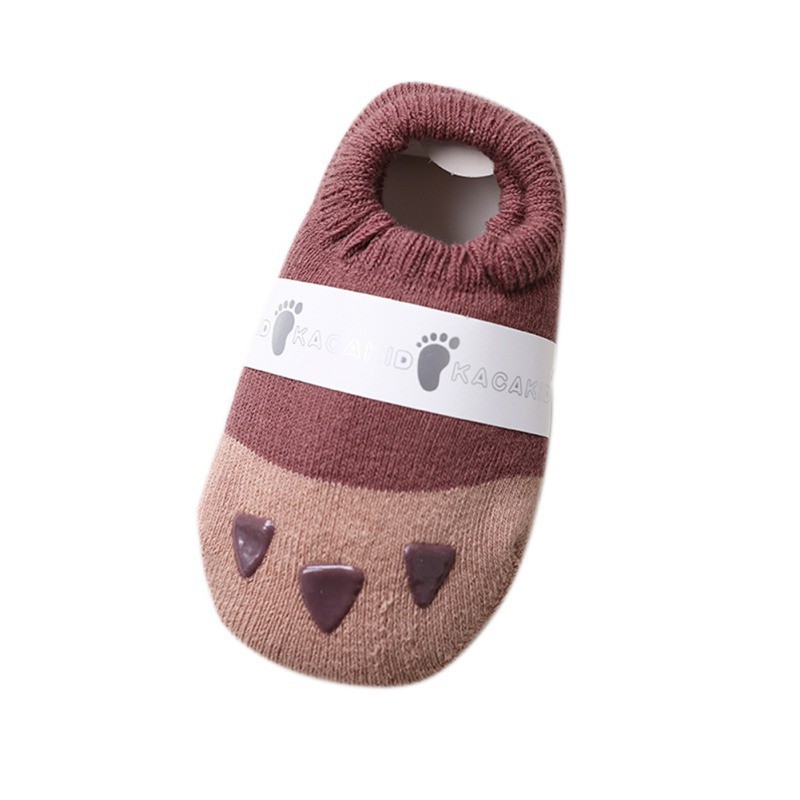Đôi tất chân chống trượt vải cotton thoáng mát và đáng yêu cho bé