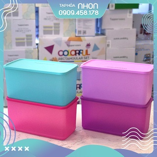 Bộ 4 Hộp Tupperware 3.1 lít bảo quản thực phẩm Funtastics