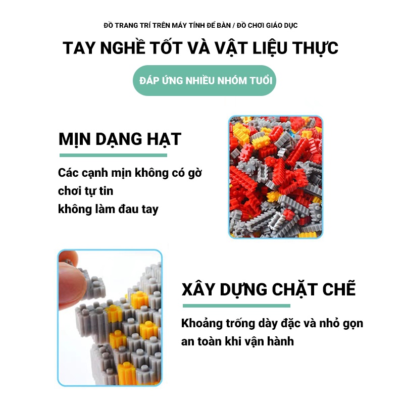 Volent bears Bộ Đồ Chơi Lắp Ráp Hình Chú Gấu Bạo Lực Dành Cho Nam Và Nữ