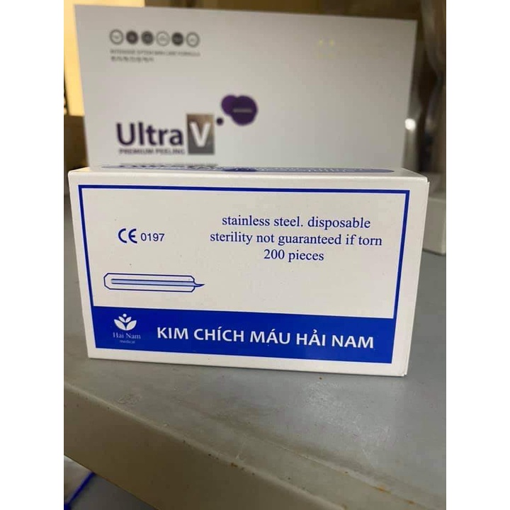 Kim chích mụn lancets Hải Nam hộp 200 cái sắc bén