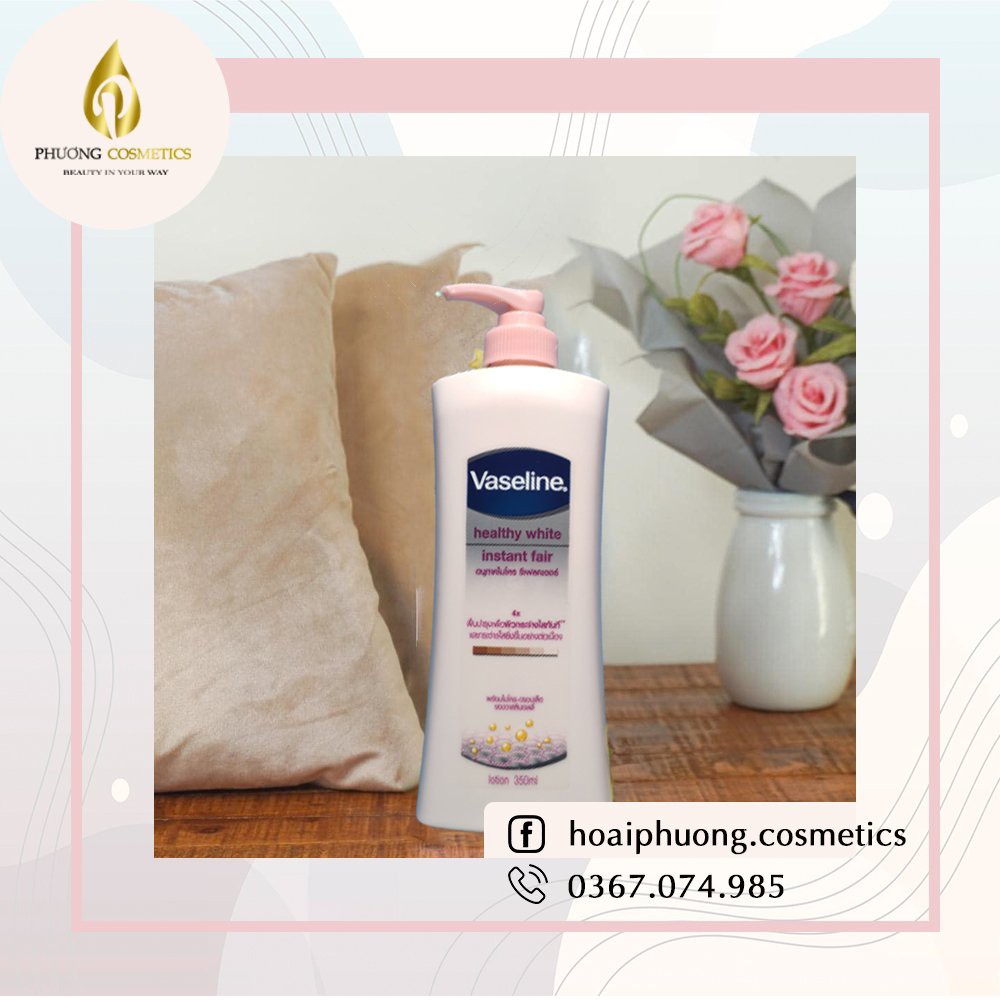 [𝐂𝐇𝐔𝐀̂̉𝐍 𝐀𝐔𝐓𝐇]✔️SỮA DƯỠNG THỂ VASELINE HEALTHY WHITE 350ML⚡𝗙𝗥𝗘𝗘𝗦𝗛𝗜𝗣⚡DA TRẮNG TỨC THÌ GẤP 4 LẦN