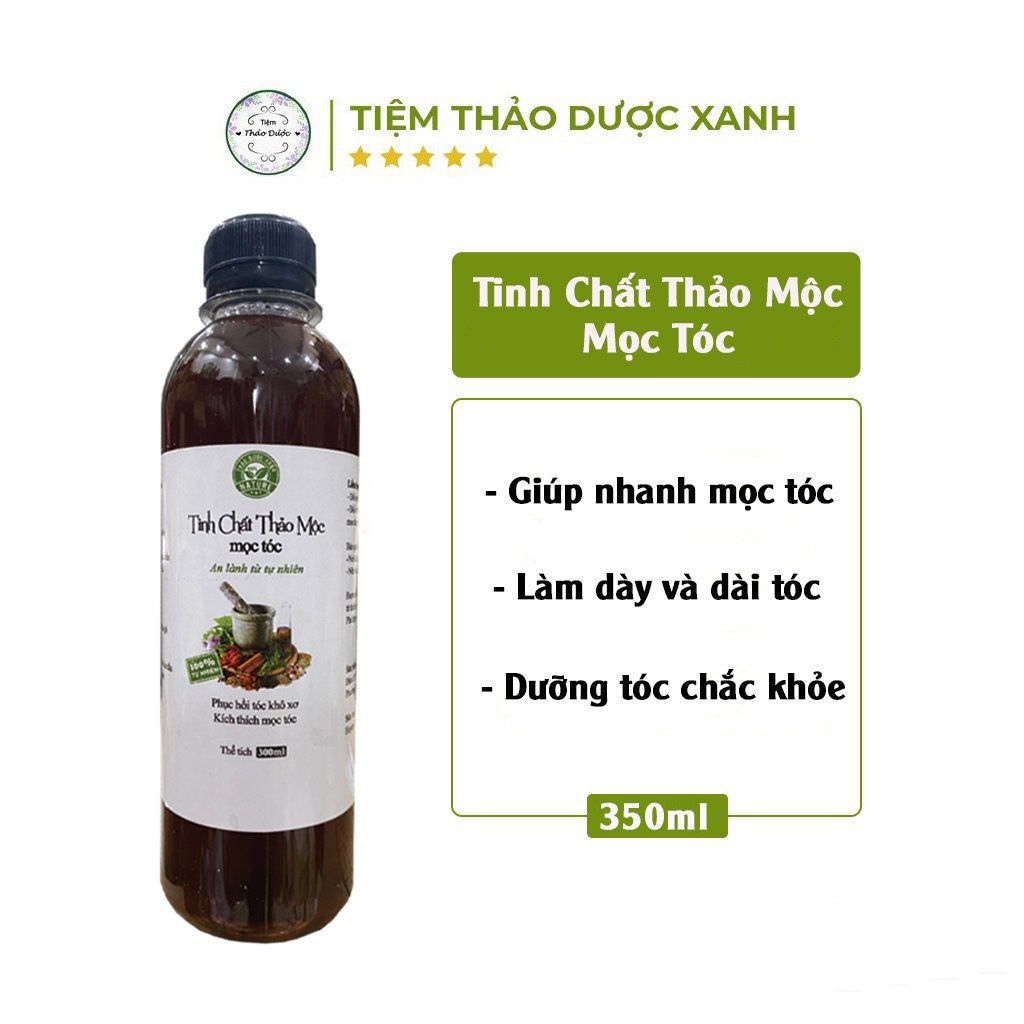 Tinh chất mọc tóc handmade Tiệm Thảo Dược dưỡng tóc thảo mộc giúp giảm rụng tóc, gàu, nấm da đầu, phục hồi tóc