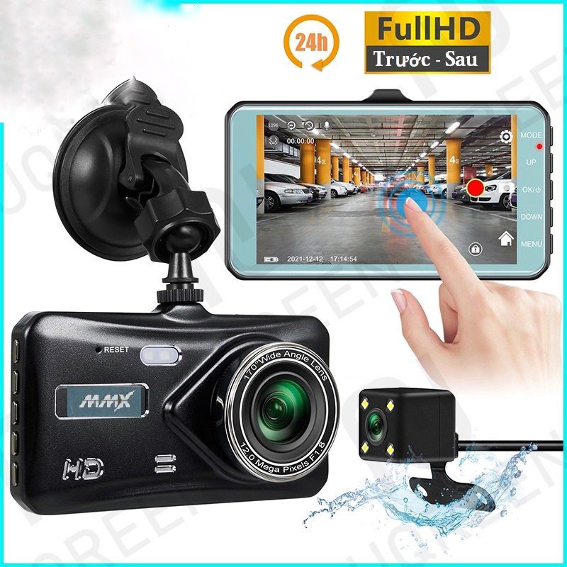 Camera hành trình ô tô MMX M1 Plus Full HD màn hình cảm ứng, hỗ trợ thẻ nhớ 32G – BH 6 tháng