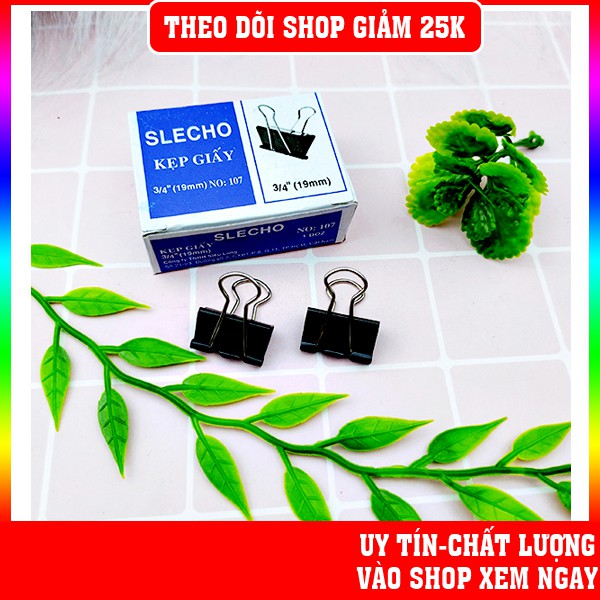 Hộp 12 kẹp bướm giấy tờ 19mm Echoolax giá rẻ