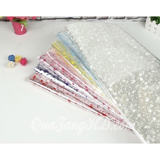 [ 1 TÚI TẶNG 1 NƠ ] TÚI KIẾNG GÓI QUÀ, IN HOA VĂN,TRONG SUỐT, ĐỦ MÀU.