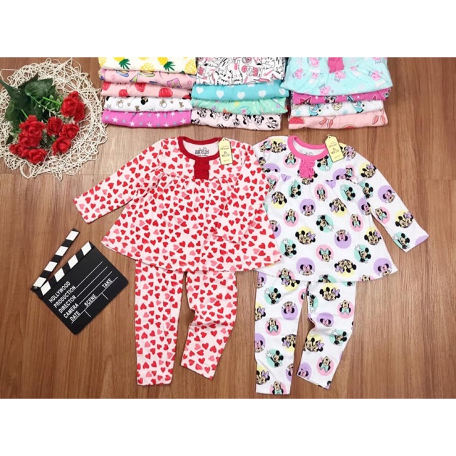 Combo 3 bộ bánh bèo bé gái