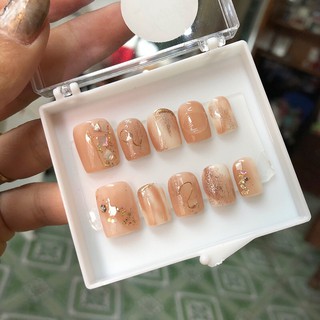 Móng giả thiết kế nailbox thạch ẩn phụ kiện