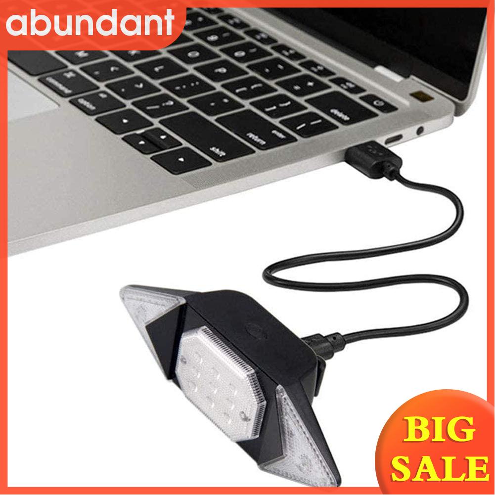 （abundant） USB Rechargeable Wireless Remote Control MTB Bike Headlamp Tail Lights