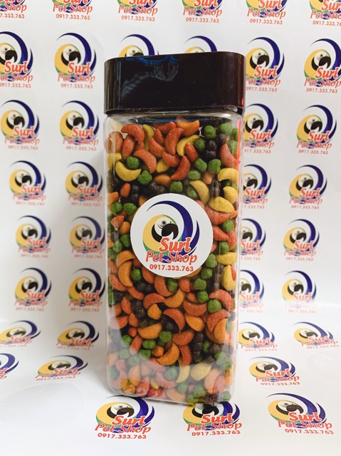 Hạt trái cây cho Vẹt,Hamster,Sóc....60k/hũ 200g