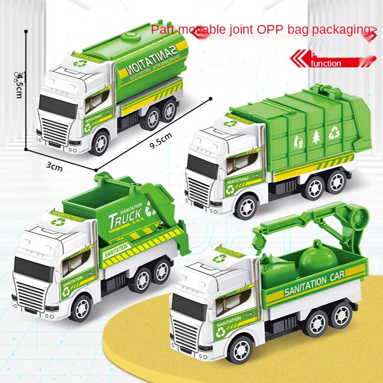 1 Xe Tải Đồ Chơi Mini Bằng Nhựa Màu Ngẫu Nhiên Cho Bé