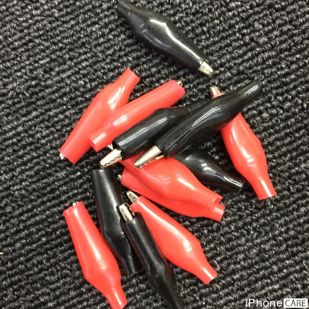 Kẹp Cá Sấu 45mm - 1 cặp Đỏ Đen | BigBuy360 - bigbuy360.vn