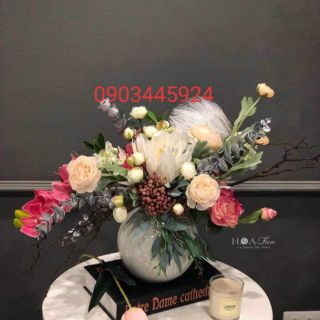 HOA HOÀNG ĐẾ CAO CẤP CAO 68CM- HOA LỤA