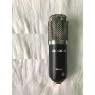 [CAO CẤP - SALE] Micro thu âm Woaichang BM900 tặng chống sốc nhựa cao cấp Hát Karaoke, Thu Âm Cực Tốt chuyên nghiệp