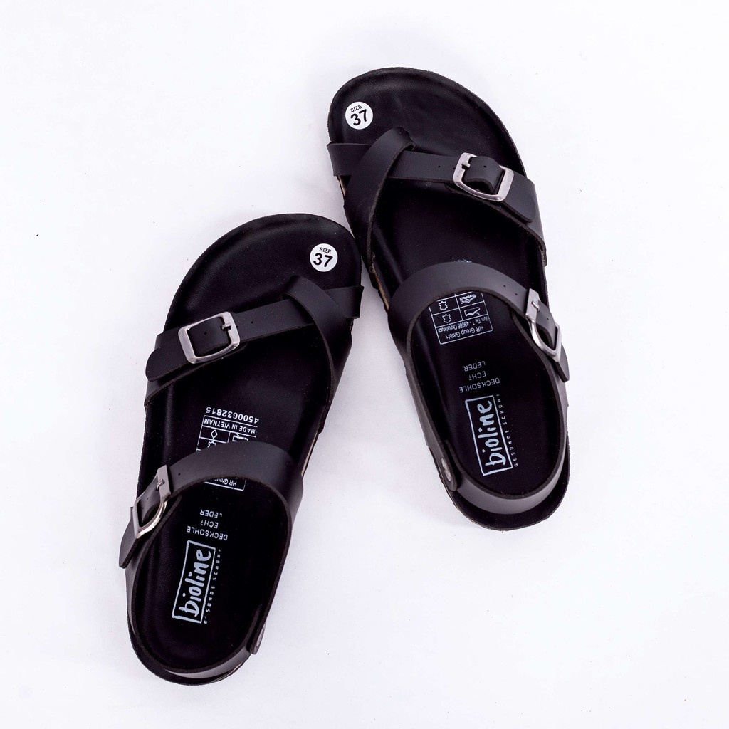 SANDAL UNISEX xỏ ngón quai hậu chất liệu da tổng hợp xuất khẩu châu Âu mã PU14