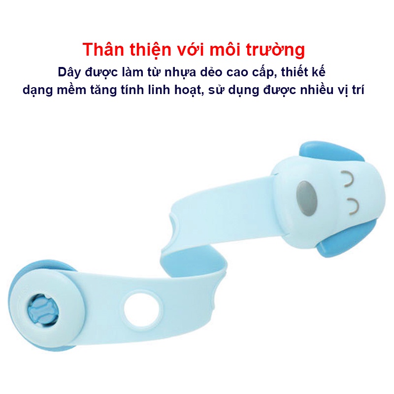 Khóa tủ lạnh cao cấp hình cún tiện lợi Baby-S, Khóa ngăn kéo giúp an toàn cho bé - SSS033
