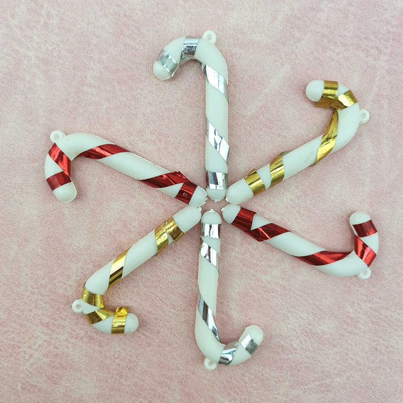 Bộ 6 cây kẹo treo trang trí cây thông Giáng sinh năm mới DIY