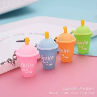 FREESHIP EXTRA - Móc khoá hình ly trà sữa cute