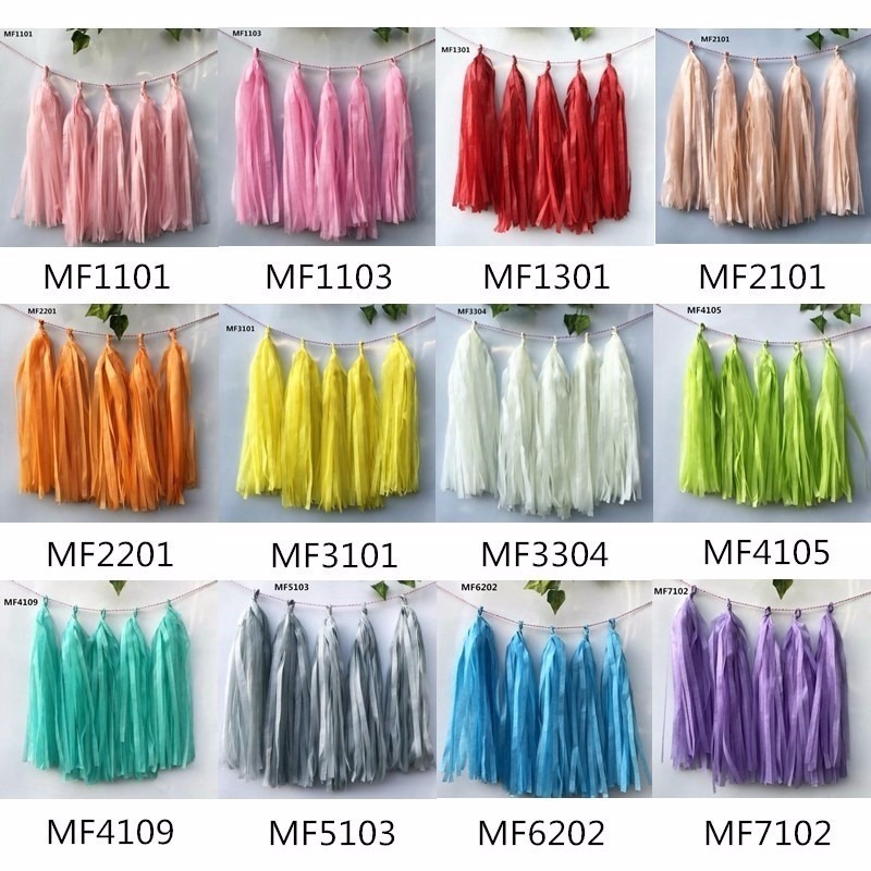 Dây Tua Rua Giấy Trang Trí Tiệc