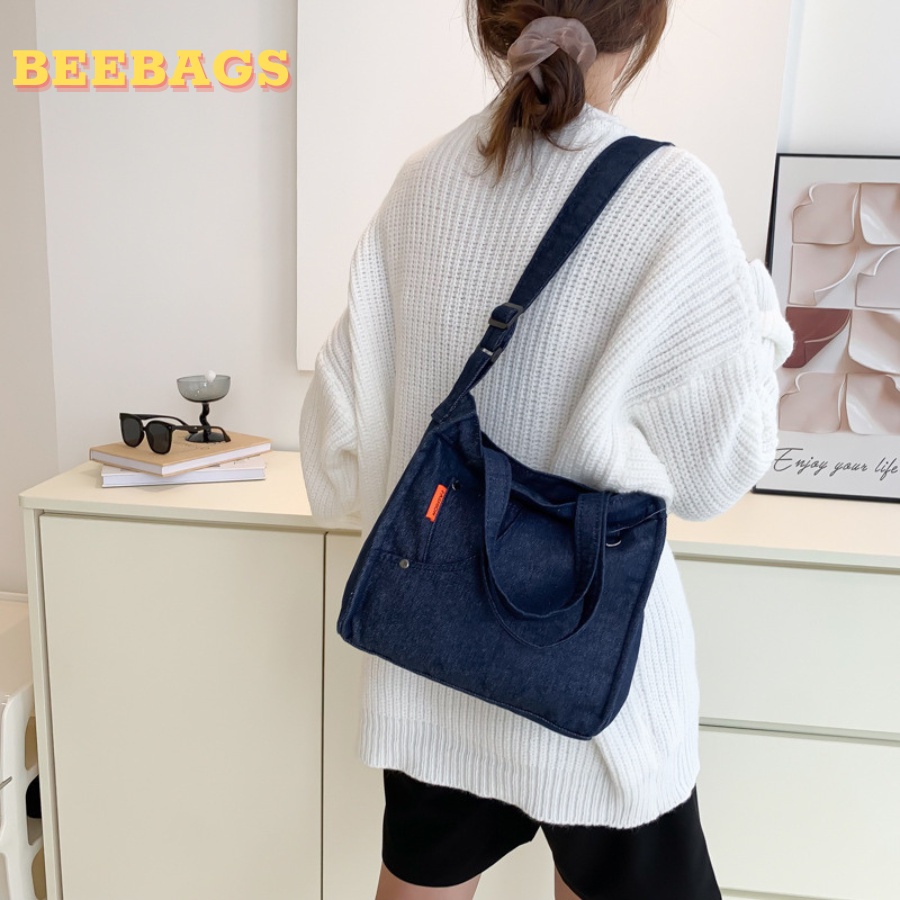 Túi Kiểu Quần Jean Cá Tính Hai Màu Dễ Mix Đồ Có Tay Cầm | TX46 | Túi Jean Style Độc Lạ, Cầm Tay Đeo Chéo Đi Chơi, Cafe