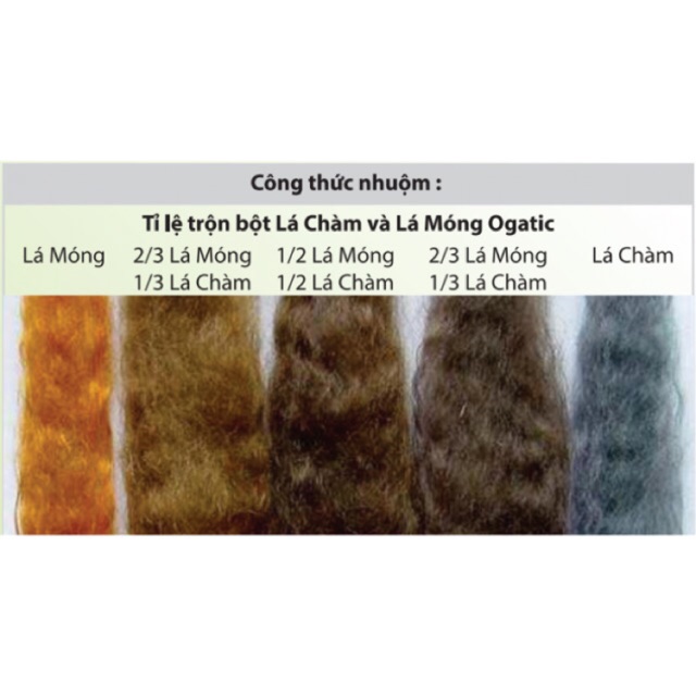 Bột nhuộm tóc thảo dược Ogatic