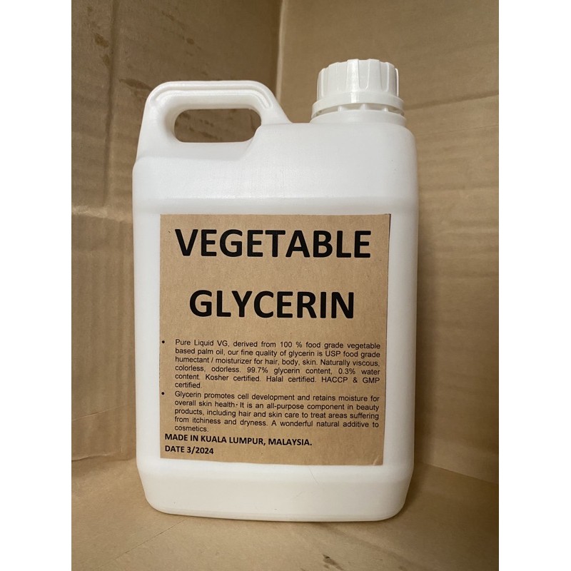  Glycerin thực vật dưỡng ẩm (bình 5kg) hàng Malaysia