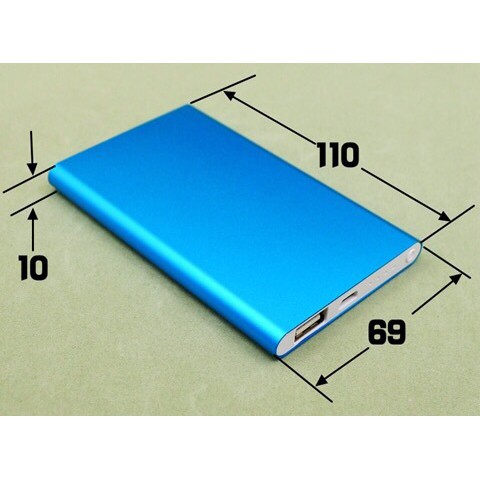 Pin  dự phòng  vỏ nhôm  FREE SHIP  Sạc dự phòng nguyên khối POLYMER 12000mAh -  tặng cáp sạc nhanh