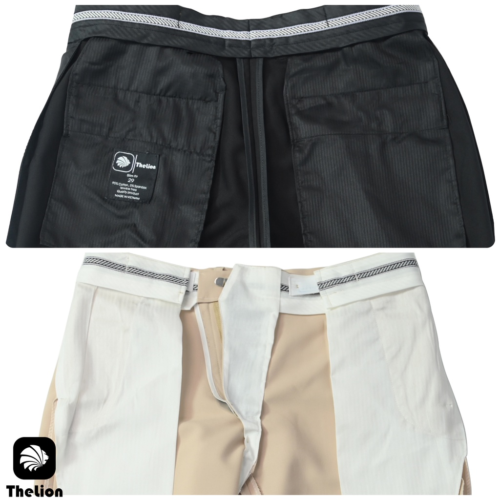 Quần âu nam - quần tây nam cao cấp tăng cạp chun vải dày dặn chống nhăn co giãn thoải mái chuẩn form slimfit | TheLion