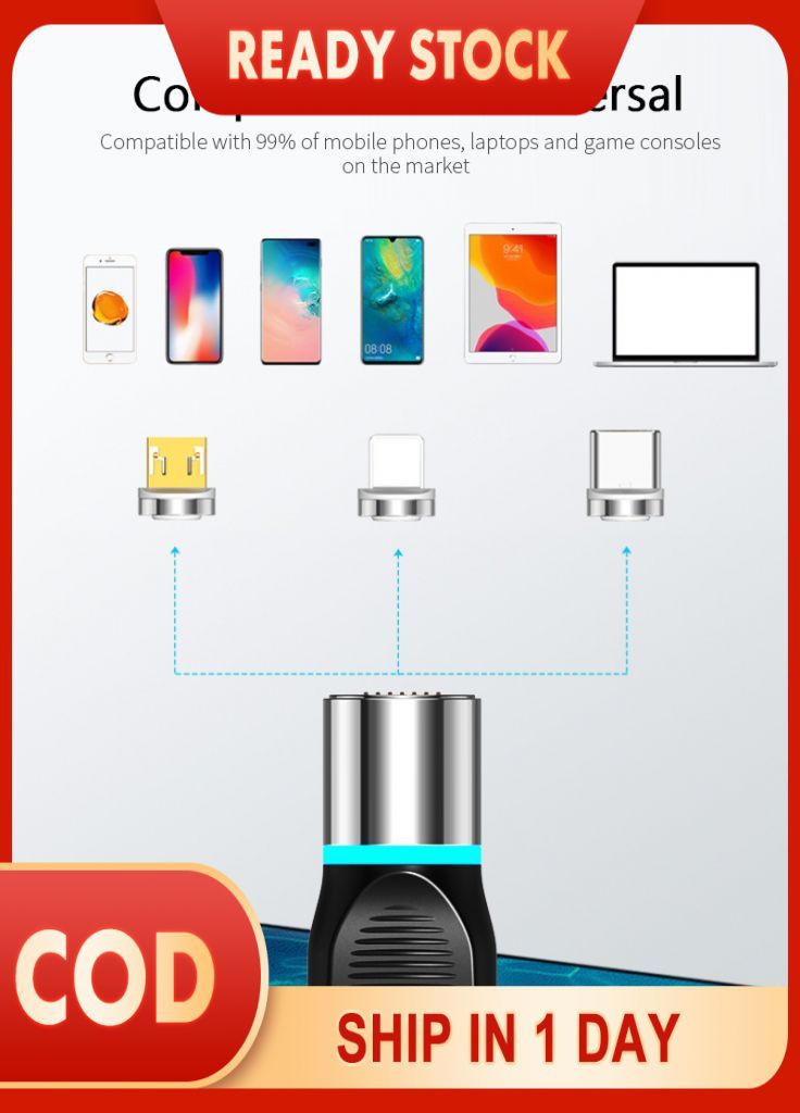 Đầu Chuyển Đổi Từ Tính Usb C Sang Micro Cho Điện Thoại Thông Minh Huawei Samsung S9 Xiaomi%