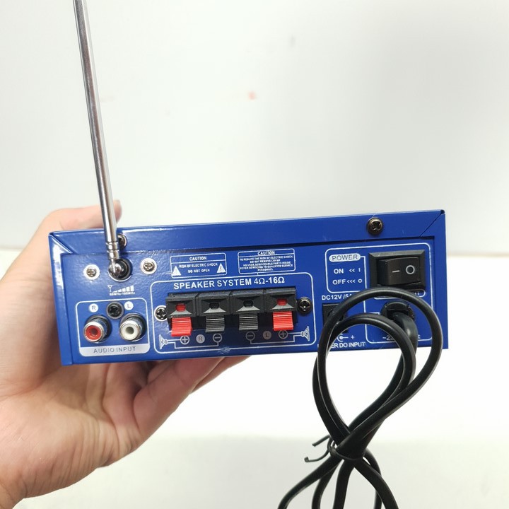 Amply LDZS AV-263 12V/220V KARAOKE 300W x 300W