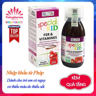 ✅ [KÈM QUÀ] Special Kid Fer & Vitamines – Giúp bổ sung sắt và vitamin C, B12, B2, B9, ngừa thiếu máu do thiếu sắt