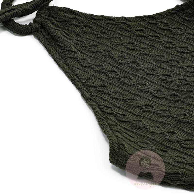 Đầm Ngắn Không Tay Hở Lưng Màu Xanh Lá Thời Trang Mùa Hè Cho Nữ