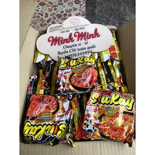 Mì SiuKay trộn, nấu 128g đủ vị