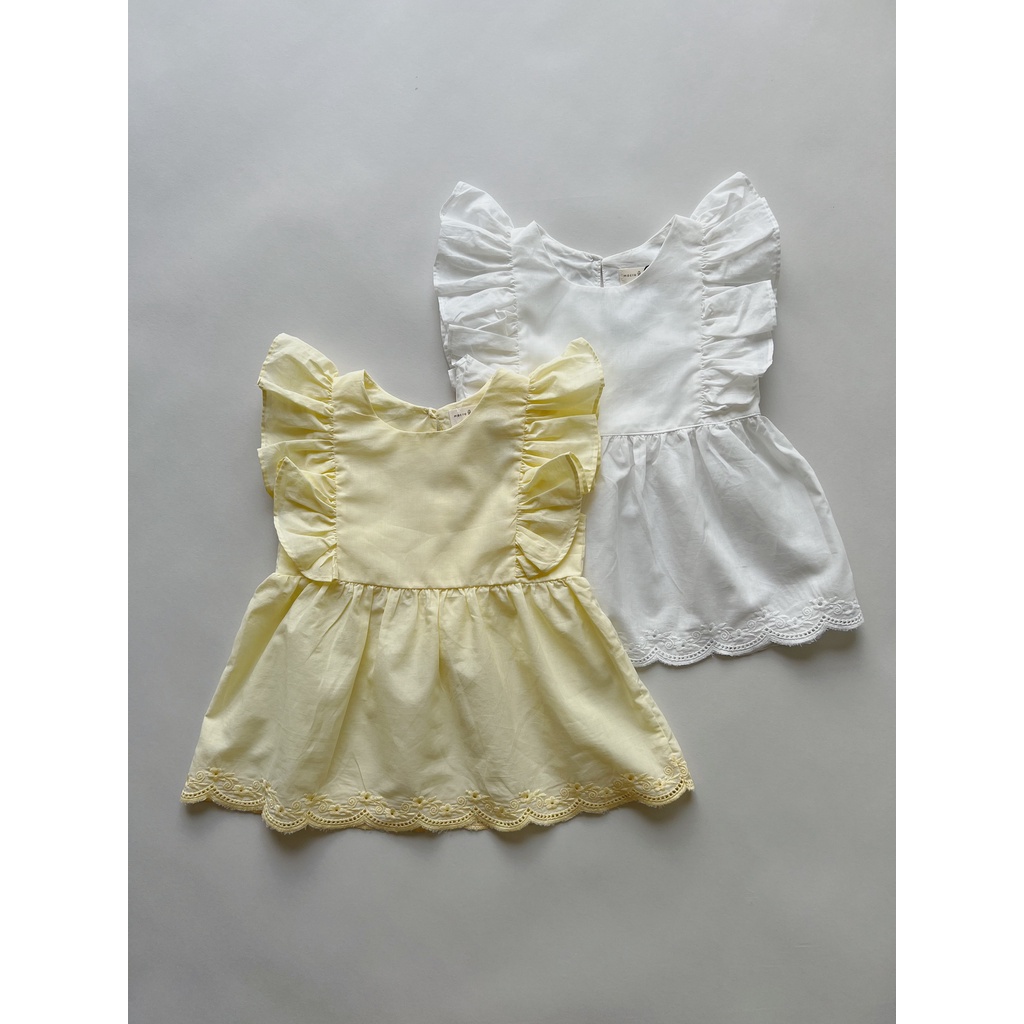 Embroidery Baby Blouse Macro & Micro (Áo Cánh Tiên Thêu Hoa Bé Gái)