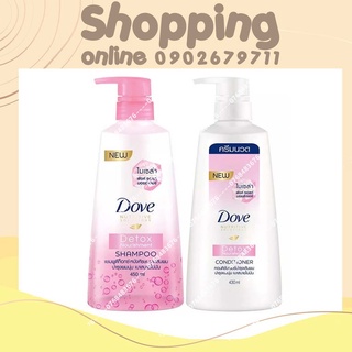 Dầu gội-dầu xả Dove 480ml