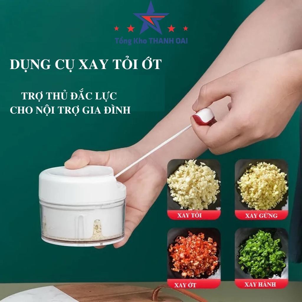 Máy xay tỏi ớt cầm tay mini đa năng dụng cụ xay tỏi ớt bằng tay tiện dụng MUL31