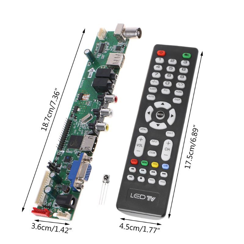 Bộ bo mạch điều khiển từ xa V29 AV TV VGA HDMI USB