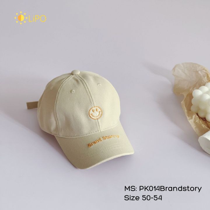 MŨ CHO BÉ , MŨ LƯỠI TRAI MÀU SẮC NHẸ NHÀNG CHO BÉ - PK014brandstory