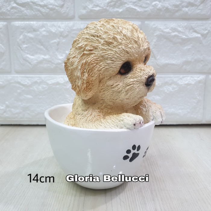 Red Toy Poodle Miniature Pom Doggy Mug